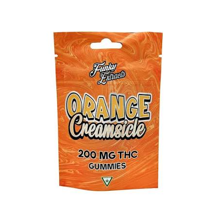 Funky Extracts Gummies - Orange Creamsicle