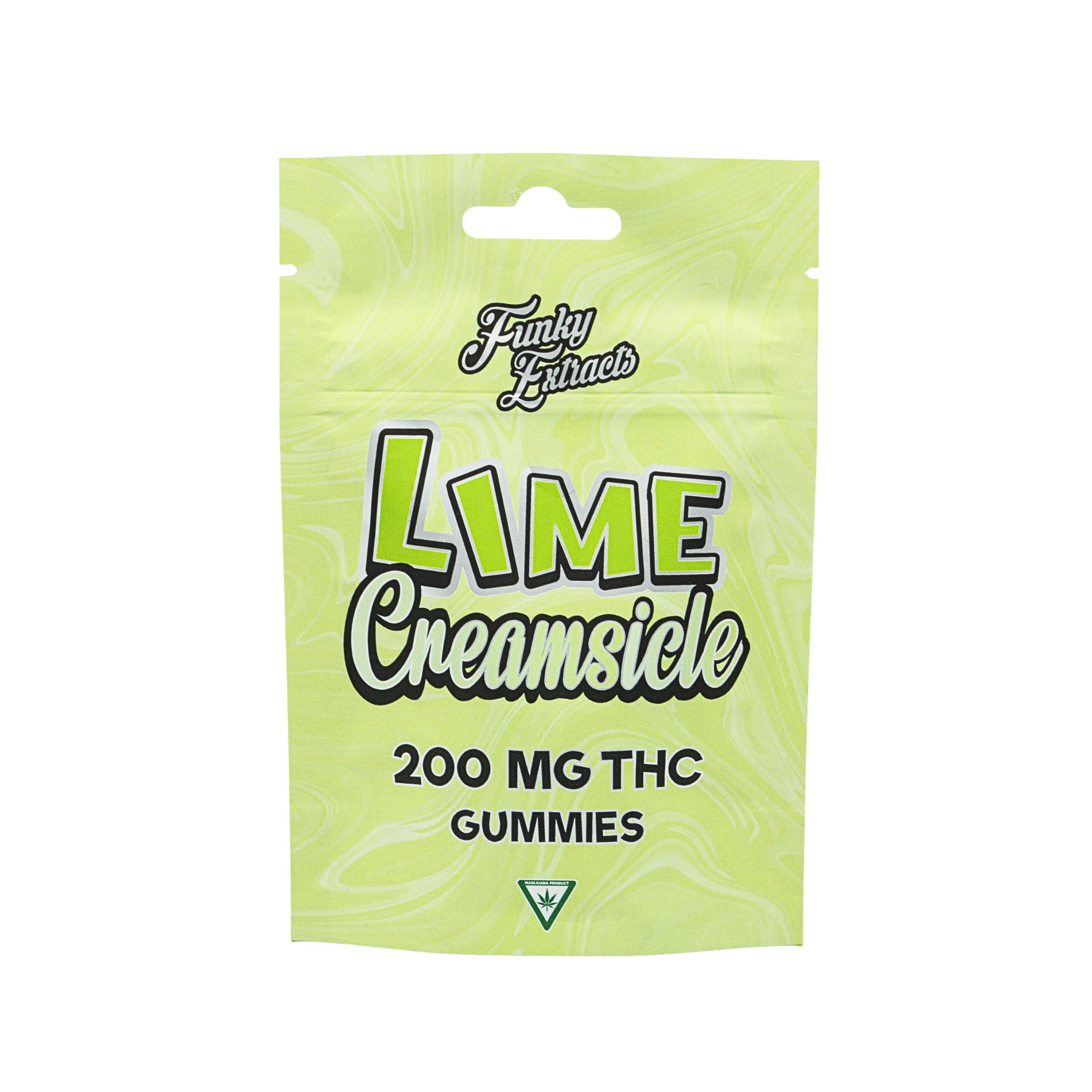 Funky Extracts Gummies - Lime Creamsicle (200mg)